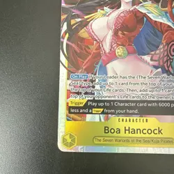 Boa Hancock OP14-112 SR The Azure Sea’s Seven Foil One Piece TCG English NM - Image 5