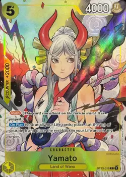 • Yamato • ST13-016 Full Art Holo Illustration Box Vol.2 One Piece TCG NM - Image 1