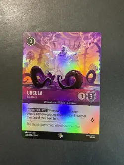Ursula - Sea Witch 208/204 Fabled Epic Disney Lorcana Holo Rare Legendary - Image 1