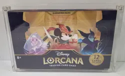 Disney Lorcana The First Chapter Booster Box w Magnetic Acrylic Case EN02 SEALED 4050368981905 - Image 1