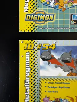 Vintage Digimon Toy Promo Cards | Lot of 5 Holo Prism Cards - Image 5
