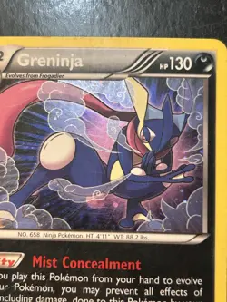 Pokemon TCG Greninja XY XY24 Holo Promo Card MP/HP - Image 2