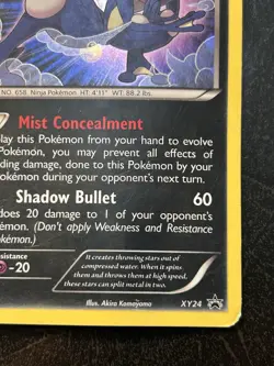 Pokemon TCG Greninja XY XY24 Holo Promo Card MP/HP - Image 5