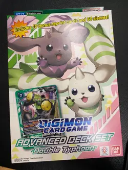 Double Typhoon Advanced Deck Set (Digimon Card Game) SEALED/NEW - Image 2