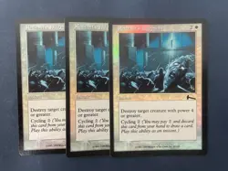MTG 3X FOIL URZA'S LEGACY RADIANT'S JUDGMENT NM MAGIC THE GATHERING COMMON CARDS - Image 1