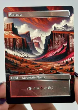 Plateau Proxy Card with Custom designed art - Image 1