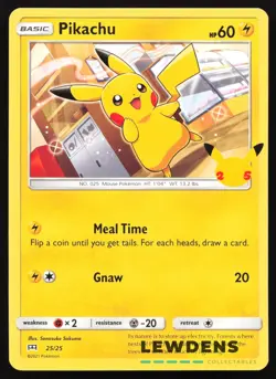 Pikachu - 25/25 - 025/025 - Promo - McDonald's 25th Anniversary - Pokemon Card - Image 1