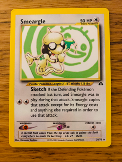 Smeargle (30/75) Rare Neo Discovery Set Pokemon Card! FREE P&P! - Image 1