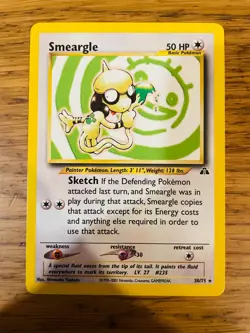 Smeargle (30/75) Rare Neo Discovery Set Pokemon Card! FREE P&P! - Image 2