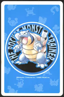 SQUIRTLE NO. 007 ACE OF HEARTS BLUE POCKET MONSTER POKER CARD POKEMON JAPANESE - Image 3