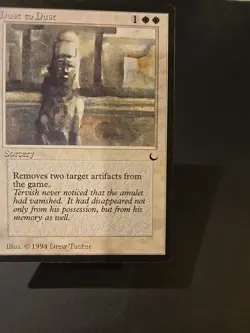 MTG (The Dark 1994) Dust to Dust Never Played Check Pics - Image 4