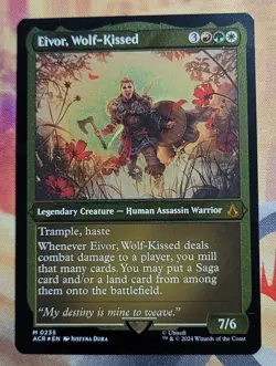 Eivor, Wolf-Kissed (Foil Etched) MTG Assassin's Creed (ACR) (NM) - Image 1