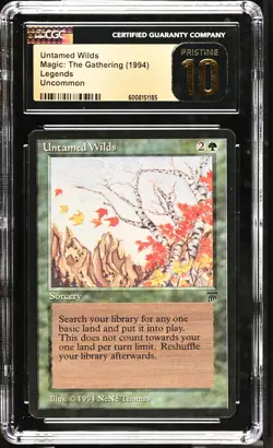 UNTAMED WILDS Legends CGC 10 Pristine MTG [Nostalgium] - Image 1