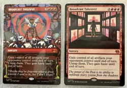 MTG TMNT Set 8 Mythic TMT - The Last Ronin Turtles In Time Triceraton Improviser - Image 3