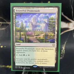 Magic the Gathering - Bountiful Promenade - Battle for Baldur's Gate - Rare - LP - Image 1