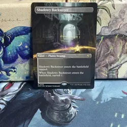 Shadowy Backstreet (Borderless) #0330 Murders at Karlov Manor Regular NM - Image 1