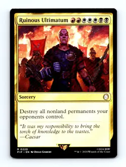 #220 2024 Fallout PIP Ruinous Ultimatum Rare - Image 1