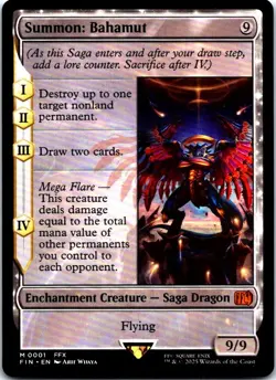 Summon: Bahamut M FINAL FANTASY 1 NM NM-LP - Image 1