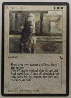 MTG MagicThe Gathering - The Dark - DUST TO DUST - Mint - Image 1