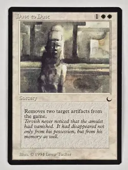 Dust to Dust The Dark Regular NM MTG Magic The Gathering Ships FAST - Image 1