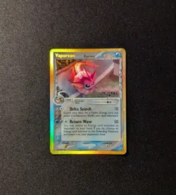 Pokemon EX DELTA SPECIES - #18/113 Vaporeon - Reverse Holo - ENG - MP/LP - Image 3