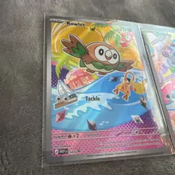 Rowlet, Litten & Popplio First Partner Illustration Collection Promo Set Pokemon - Image 2