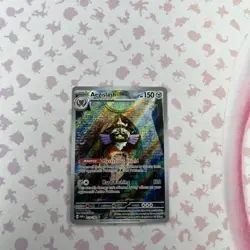 Pokemon TCG Aegislash Paradox Rift 210/182 Holo Illustration Rare - Image 1