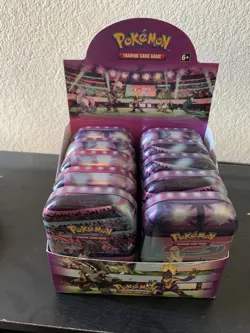 Pokemon TCG Galar Power Mini Tin Full Set + Display + Extra - EMPTY-NO PACKS. - Image 1