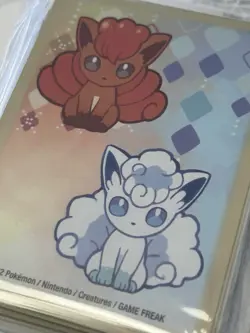 Pokemon Center Vulpix Seasons Card Sleeves 65 Standard for Pokemon TCG - Image 1