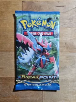 1 New Pokemon XY Breakpoint Booster Pack - Factory Sealed Free Shipping 27 820650800696 - Image 1