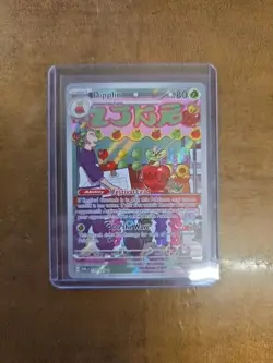 NM Pokemon Twilight Masquerade Dipplin Illustration Rare Full Art 170 170/167 - Image 1
