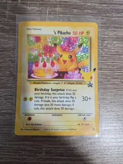 Pokemon TCG Holo Pikachu Card 24/53 Birthday Celebrations 25th Anniversary - Image 3