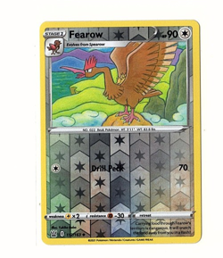 Reverse Holo Fearow 112/163 Uncommon SWSH05: Battle Styles Pokemon TCG - Image 1