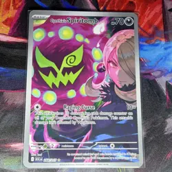 Pokemon Cynthia's Spiritomb 244/217 ASC Full Art Rare Basic Spirit 70 HP 2026 - Image 1