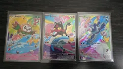 Pokemon 2026 First Partner Illustration Collection Series 1 Promos Set 43-45 #ML - Image 1