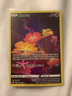 Pokemon TCG Comfey Crown Zenith: Galarian Gallery Holo Rare Card GG14/GG70 - Image 1