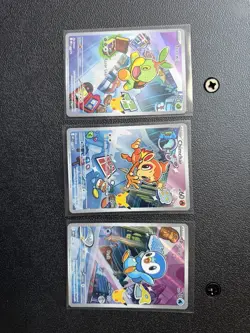 Pokemon 2026 First Partners Illustration Collection Promo Set - Sinnoh Starters - Image 1