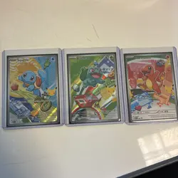 Kanto Starters First Partner Illustration Collection -Pokemon TCG. - Image 1