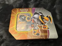 Pokemon Paradox Destinies Iron Boulder ex Tin w/5 Booster Packs New/Sealed - Image 1