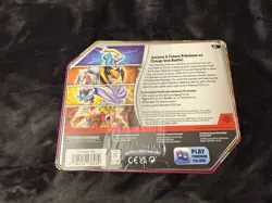 Pokemon Paradox Destinies Iron Boulder ex Tin w/5 Booster Packs New/Sealed - Image 2