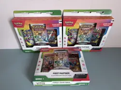 Pokemon TCG: First Partner Illustration Collection Series 1 x3 (New & Sealed✅) - Image 1