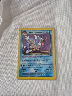 Pokemon TCG Pre-Release Dark Gyarados 8/82 Holo Vintage pre-owned - Image 2