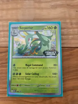 Serperior MEP 064 Prerelease Stamped Promo - Pokemon TCG: Perfect Order - NM - Image 1
