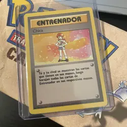 Spanish Chica Lass 75/102 Base Set Pokemon Card Unlimited Near Mint - Image 1