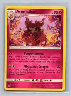 Aromatisse Normal Rare SM - Unbroken Bonds SM10 Fairy 142/214 Pokemon Card TCG - Image 1
