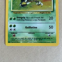 No Symbol Error Pinsir Holo Rare Jungle Set Pokemon Card - 9/64 WOTC - NM / LP - Image 3