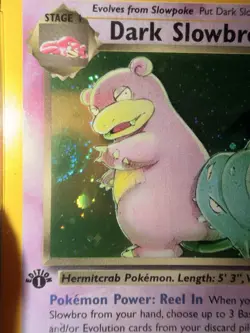 2000 Pokemon Rocket #12 Dark Slowbro 1st Edition PSA 10 GEM MINT SWIRL 🍥 - Image 4