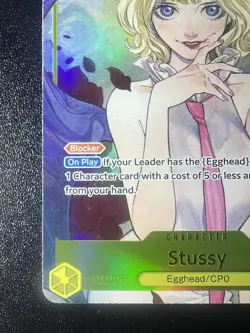 One Piece Carrying on His Will Stussy Alt Art OP13-110 SR Card NM/MT - Image 3