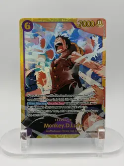 • Monkey.D.Luffy • EB02-061 SEC Premium Booster Holo Foil One Piece NM ENGLISH - Image 1
