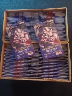 One Piece TCG The Azure Sea’s Seven OP-14 Sleeved Booster Pack Lot Of 100 Sealed - Image 1